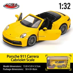 MSZ 1:32 Porsche Carrera GT 911 GT3 RS Audi BMW Nissan car mold die-casting decoration series toy tools gift Alloy manufacturing