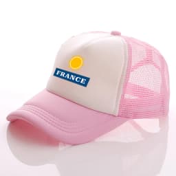 New Custom logo Text France Baseball caps truck Cap mesh trucker caps Men Outdoor Dad cap Snapback