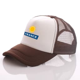 New Custom logo Text France Baseball caps truck Cap mesh trucker caps Men Outdoor Dad cap Snapback