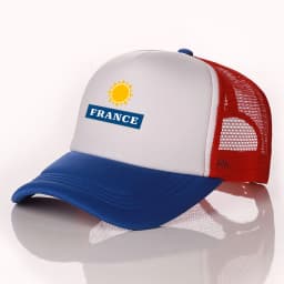 New Custom logo Text France Baseball caps truck Cap mesh trucker caps Men Outdoor Dad cap Snapback