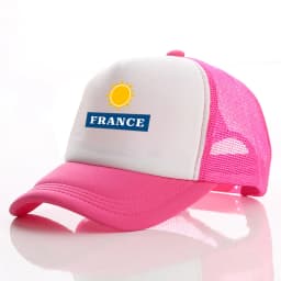 New Custom logo Text France Baseball caps truck Cap mesh trucker caps Men Outdoor Dad cap Snapback