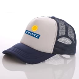 New Custom logo Text France Baseball caps truck Cap mesh trucker caps Men Outdoor Dad cap Snapback