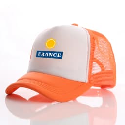 New Custom logo Text France Baseball caps truck Cap mesh trucker caps Men Outdoor Dad cap Snapback