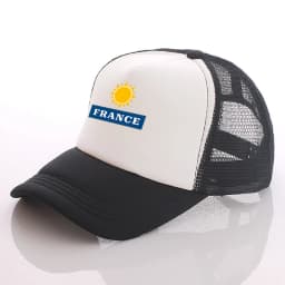 New Custom logo Text France Baseball caps truck Cap mesh trucker caps Men Outdoor Dad cap Snapback
