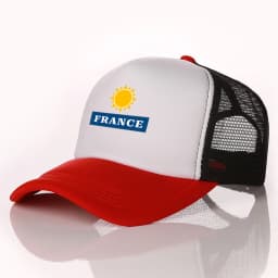 New Custom logo Text France Baseball caps truck Cap mesh trucker caps Men Outdoor Dad cap Snapback