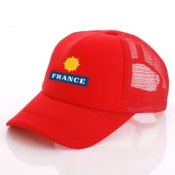 New Custom logo Text France Baseball caps truck Cap mesh trucker caps Men Outdoor Dad cap Snapback