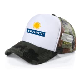 New Custom logo Text France Baseball caps truck Cap mesh trucker caps Men Outdoor Dad cap Snapback