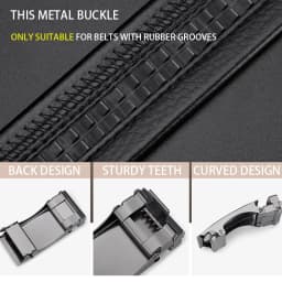 Men's Ratchet Belt Automatic Buckle, Belt Replacement Buckle, Fits Width 3.3cm-3.5cm Ratchet Belt, Alloy Automatic Belt Buckle