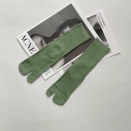 High Quality Combed Cotton Split Toe Socks Unisex Simple Comfortable Two-Toed Socks Japanese Harajuku Men Women's Tabi Socks