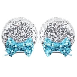 Christmas Sequins Cute Mouse Ears Hair Clip For Girl Festival Trip Glitter Hairpins Children Birthday Party DIY Hair Accessorie