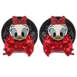 Christmas Sequins Cute Mouse Ears Hair Clip For Girl Festival Trip Glitter Hairpins Children Birthday Party DIY Hair Accessorie