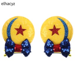 Christmas Sequins Cute Mouse Ears Hair Clip For Girl Festival Trip Glitter Hairpins Children Birthday Party DIY Hair Accessorie