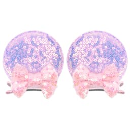 Christmas Sequins Cute Mouse Ears Hair Clip For Girl Festival Trip Glitter Hairpins Children Birthday Party DIY Hair Accessorie