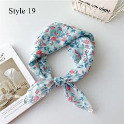 French Cotton Linen Square Hair Scarf Women Girls Spring Summer Korea Hair Band Sweet Scarf Kerchief Girl Headscarf Headdress