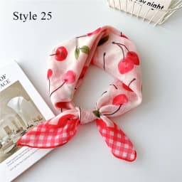 French Cotton Linen Square Hair Scarf Women Girls Spring Summer Korea Hair Band Sweet Scarf Kerchief Girl Headscarf Headdress