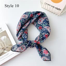 French Cotton Linen Square Hair Scarf Women Girls Spring Summer Korea Hair Band Sweet Scarf Kerchief Girl Headscarf Headdress