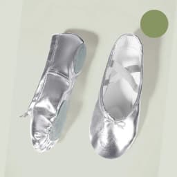 Girls Ballet Shoes Gold Silver Soft Sole Ballet Dance Slippers Children Practise Ballerina Shoes Woman Gymnastics