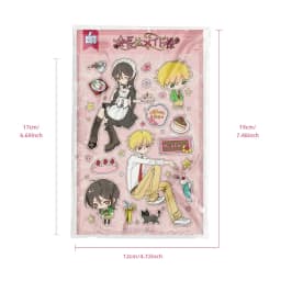 1Pc SCRAPBOOK Decorative Character STICKER Japanese Style Girl Sticker Decals For Journaling Scrapbooking Diy Arts Crafts Album
