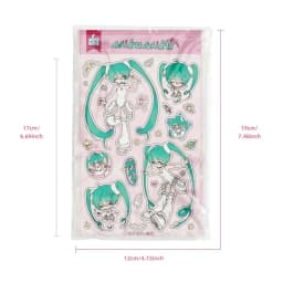 1Pc SCRAPBOOK Decorative Character STICKER Japanese Style Girl Sticker Decals For Journaling Scrapbooking Diy Arts Crafts Album