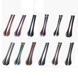 1Pair Silicone Rubber Eyeglasses Temple Tip Holder Replacement New Fashion Eyeglasses Temple Bar Sleeves For Men And Women