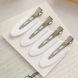4/10pcs/set No Crease Basic Hair Clips For Women Girls Hair Styling Makeup No Bend Hairpins Barrettes Fashion Hair Accessories