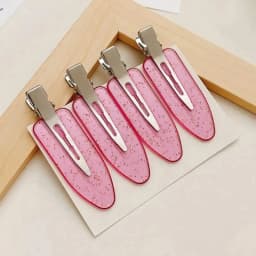 4/10pcs/set No Crease Basic Hair Clips For Women Girls Hair Styling Makeup No Bend Hairpins Barrettes Fashion Hair Accessories