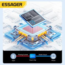 Essager 7A USB Type C Cable For Realme Huawei P40 Pro 100W Fast Charging Wire USB-C Charger Data Cord For Samsung Xiaomi Poco F3