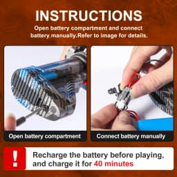 M416 Electric Ball Blaster Toy Gun - High-Speed, Metallic Finish, Rechargeable - Outdoor Game Party Gift(Bullets Excluded)