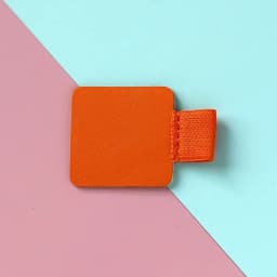 Adhesive Pen Clip Protective Case PU Leather Notebook Elastic Loop Cover for Diary Planner Clip for Apple iPhone Pencil Holder
