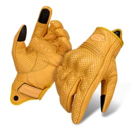 Motorcycle Leather Gloves Retro Motorcyclist Gloves Men Women Vintage Moto Motocross Gloves Motorcycle Accessories