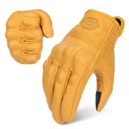 Motorcycle Leather Gloves Retro Motorcyclist Gloves Men Women Vintage Moto Motocross Gloves Motorcycle Accessories