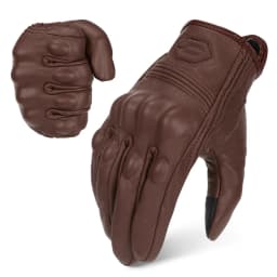 Motorcycle Leather Gloves Retro Motorcyclist Gloves Men Women Vintage Moto Motocross Gloves Motorcycle Accessories