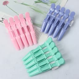 5Pcs/Lot Alligator Hair Clip Hairdressing Clamps Plastic Hair Claw Professional Barber For Salon Styling Hairpins Hair Accessor