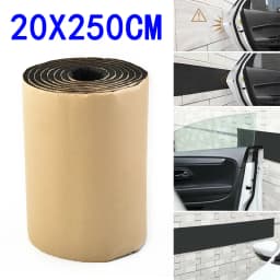 250x20cm Car Door Garage Protective Rubber Wall Guard Bumpers Safety Parking Car Door Protector Cotton Sealing Strips Wall Guard