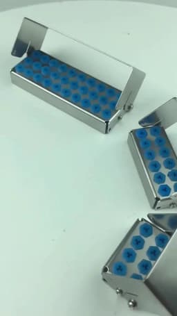 8/12/30 Holes Dental Bur Holder Autoclave Sterilizer Case Endo File Disinfection Box Organizer