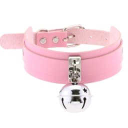 DIEZI Trendy Punk Pink Lace Leather Choker Necklace For Women Men Torques Harajuku Gothic Cirle Heart Pendant Necklace Jewelry