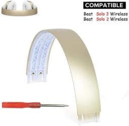 Replacements Beat Solo 3 3.0 Head-mounted Headphone Top Arch Headband Repair Spare Parts with Screws and Screwdriver