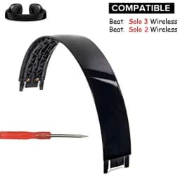 Replacements Beat Solo 3 3.0 Head-mounted Headphone Top Arch Headband Repair Spare Parts with Screws and Screwdriver