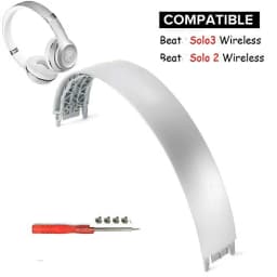 Replacements Beat Solo 3 3.0 Head-mounted Headphone Top Arch Headband Repair Spare Parts with Screws and Screwdriver