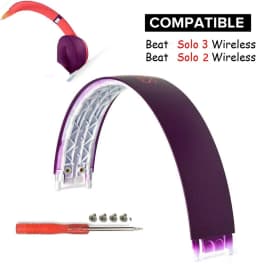 Replacements Beat Solo 3 3.0 Head-mounted Headphone Top Arch Headband Repair Spare Parts with Screws and Screwdriver