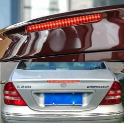 Car Rear Stop Tail Lamp Third Brake Light 2038201456 Fit for Mercedes Benz W203 2000-2007 Rear Trunk Replacement Red LED Light
