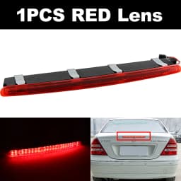 Car Rear Stop Tail Lamp Third Brake Light 2038201456 Fit for Mercedes Benz W203 2000-2007 Rear Trunk Replacement Red LED Light