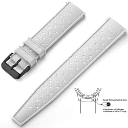 Tropical Silicone Watch Band Quick Release Watch Band 18mm 20mm 22mm Rubber Tropic Smart Watch Strap Waterpfroof Muti-Color