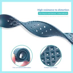 Tropical Silicone Watch Band Quick Release Watch Band 18mm 20mm 22mm Rubber Tropic Smart Watch Strap Waterpfroof Muti-Color