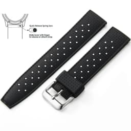 Tropical Silicone Watch Band Quick Release Watch Band 18mm 20mm 22mm Rubber Tropic Smart Watch Strap Waterpfroof Muti-Color