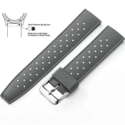 Tropical Silicone Watch Band Quick Release Watch Band 18mm 20mm 22mm Rubber Tropic Smart Watch Strap Waterpfroof Muti-Color