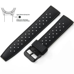 Tropical Silicone Watch Band Quick Release Watch Band 18mm 20mm 22mm Rubber Tropic Smart Watch Strap Waterpfroof Muti-Color