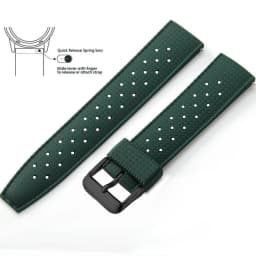 Tropical Silicone Watch Band Quick Release Watch Band 18mm 20mm 22mm Rubber Tropic Smart Watch Strap Waterpfroof Muti-Color