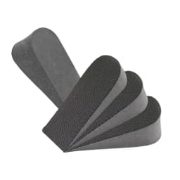 1 Pair Hard PU Leather Height Increase Insole Sneakers Heel Insert Heighten Half Insoles 1-3cm Shoe Pads Insoles for Unisex