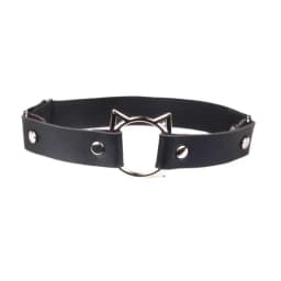 Newest Women Sexy Elasticity Harness Heart Fashion Bondage Goth Decor Garter Belt Thigh Harness Leather Lingerie for Stockings